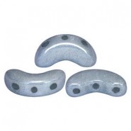 Les perles par Puca® Arcos kralen Opaque blue ceramic look 03000/14464